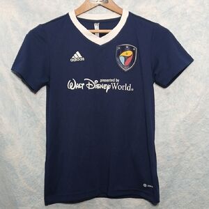 Walt Disney World Adidas Ideasport Soccer Academy Jersey SZ XS